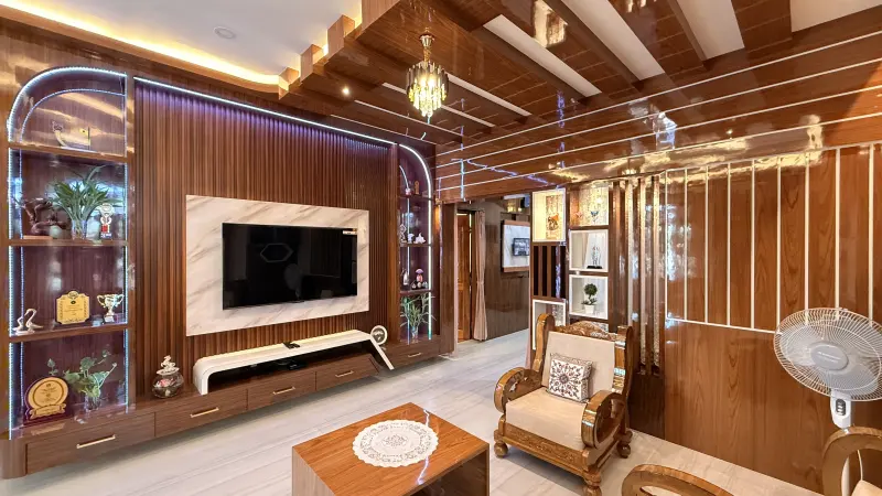 Hall with TV